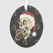 Creepmas Santa Skull Ornament (Vorderseite)