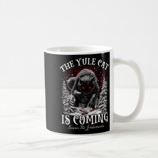 Creepmas The Yule Cat Is Coming Be Ware Of Jolakot Kaffeetasse (Rechts)