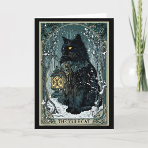 Creepmas Vintage Die Yule-Katze Tarotkarte Dunkle  Karte
