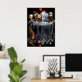 Creeps Halloween Horror Movies Gift Poster (Heimbüro)