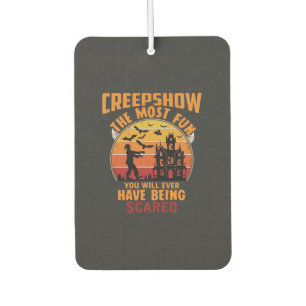 Creepshow Halloween Zombie Spukhaus Sonnenuntergan Autolufterfrischer