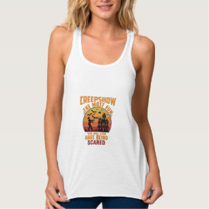 Creepshow Halloween Zombie Spukhaus Sonnenuntergan Tank Top