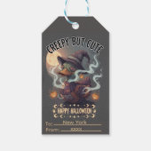 Creepy aber Niedlich Happy halloween Geschenkanhänger (Vorderseite)