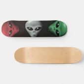 Creepy alien skateboard (Horizontal)