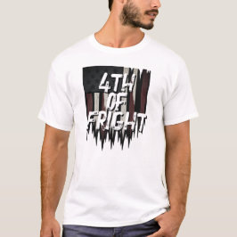 Creepy American Flag T - Shirt - 4. Fright