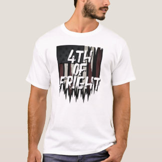 Creepy American Flag T - Shirt - 4. Fright