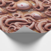 Creepy and Gross Alien Eyeball and Tentacle Stew Geschenkpapier (Ecke)