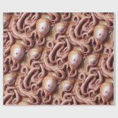 Creepy and Gross Alien Eyeball and Tentacle Stew Geschenkpapier (Flach)