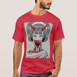 Creepy Anime Horror family T-Shirt