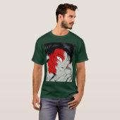 Creepy Anime Horror friend funny T-Shirt (Vorne ganz)