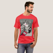 Creepy Anime Horror friend T-Shirt (Vorne ganz)