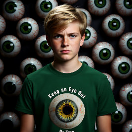 Creepy anpassbar Behalt eines Auges T-Shirt