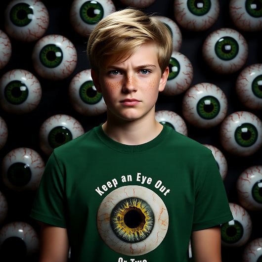 Creepy anpassbar Behalt eines Auges T-Shirt