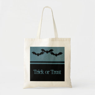 Creepy Bats Halloween Bag, Dunkelblau Tragetasche