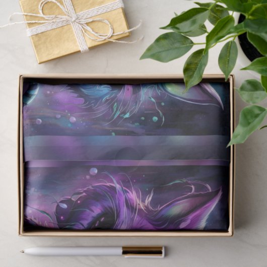 Creepy Beängstigend Halloween Cheshire Cat Decoupa Seidenpapier (Geschenk)