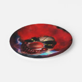 Creepy Beängstigend Killer Clown Halloween-Party Pappteller (Schrägansicht)