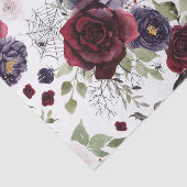 Creepy Beautiful | Dunkelgotische Rose mit Flederm Seidenpapier (Ausschnitt)