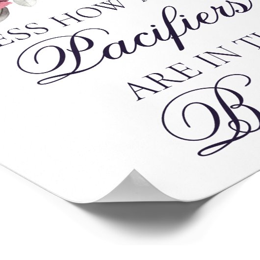 Creepy Beautiful | Gothic Floral Guess Wie viele Poster (Ecke)