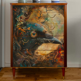 Creepy Bird Beak Decoupage Seidenpapier