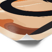 Creepy Black Cat 1 Poster (Ecke)