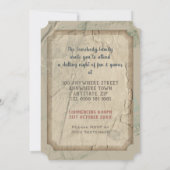 Creepy Black Crow Halloween-Ereignis Einladung (Rückseite)