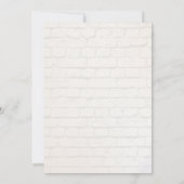 Creepy Black Jack-O' Lantern Halloween-Party Einladung (Rückseite)