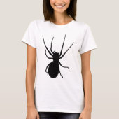 Creepy Black Spider Shirt (Vorderseite)