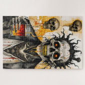 Creepy Bloody Skeleton Puzzle (Horizontal)
