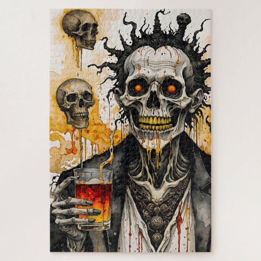 Creepy Bloody Skeleton Puzzle (Vertikal)