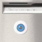 Creepy Blue Eyeball Magnet (In Situ (Geschirrspüler))