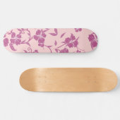 Creepy Blume Muster 10 Skateboard (Horizontal)