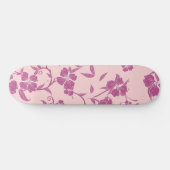 Creepy Blume Muster 10 Skateboard (Horizontal)