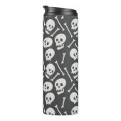 Creepy Bony Skulls und Knochen Thermosbecher (Nach rechts gedreht)