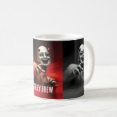 Creepy Brew. Devil T - Shirt Kaffeetasse (VorderseiteRechts)