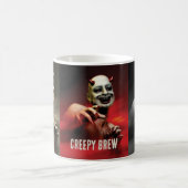 Creepy Brew. Devil T - Shirt Kaffeetasse (Mittel)