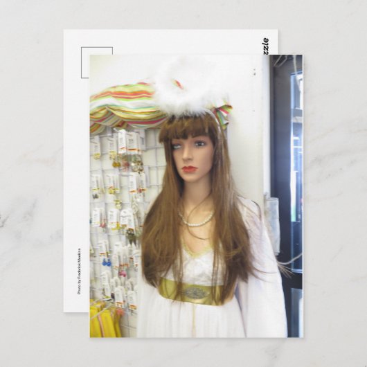 Creepy Bride Postkarte (Vorne/Hinten)