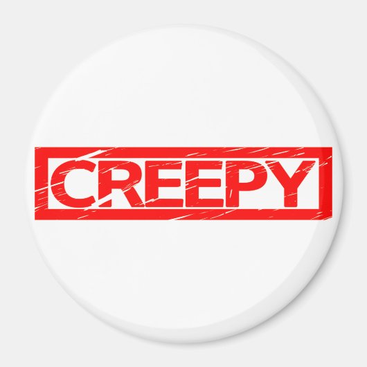 Creepy-Briefmarke Magnet (Vorne)