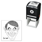 creepy businessman with money ears permastempel (Beispiel)