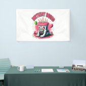 Creepy Cake Skull Birthday Squad Banner (Messeveranstaltung)