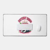 Creepy Cake Skull Birthday Squad Schreibtischunterlage (Tastatur & Maus)