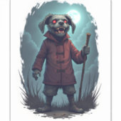 Creepy Cane Corso Aufkleber (Vorderseite)