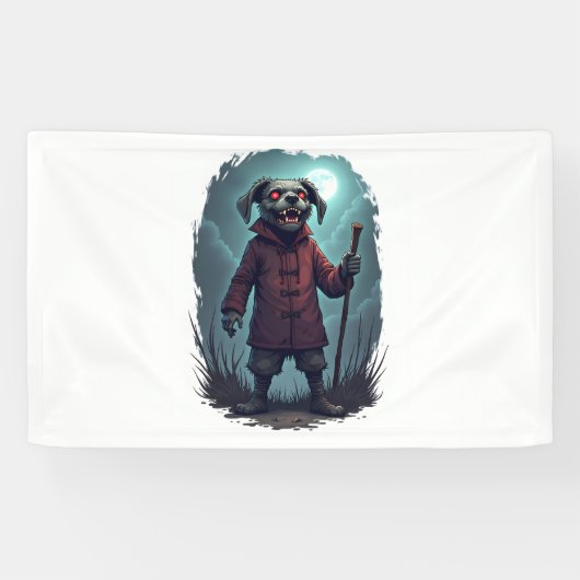 Creepy Cane Corso Banner (Horizontal)