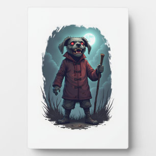 Creepy Cane Corso Fotoplatte