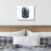 Creepy Cane Corso Leinwanddruck (Insitu (Schlafzimmer))