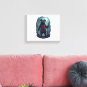 Creepy Cane Corso Leinwanddruck (Insitu (Wohnzimmer))