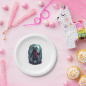 Creepy Cane Corso Pappteller (Party)