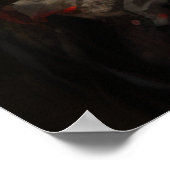 Creepy Carnival Clown Poster (Ecke)