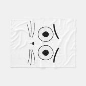 Creepy Carrots Halloween Costume Funny Boo Jee Boo Fleecedecke (Vorderseite (Horizontal))