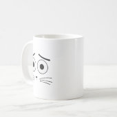 Creepy Carrots Halloween Costume Funny Boo Jee Boo Kaffeetasse (Vorderseite Links)
