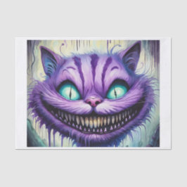 Creepy Cheshire Cat Decoupage Paper Seidenpapier